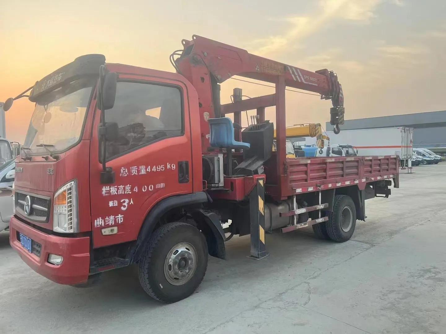 二手蓝牌随车吊自卸15吨,4.2米160马力二手蓝牌随车吊