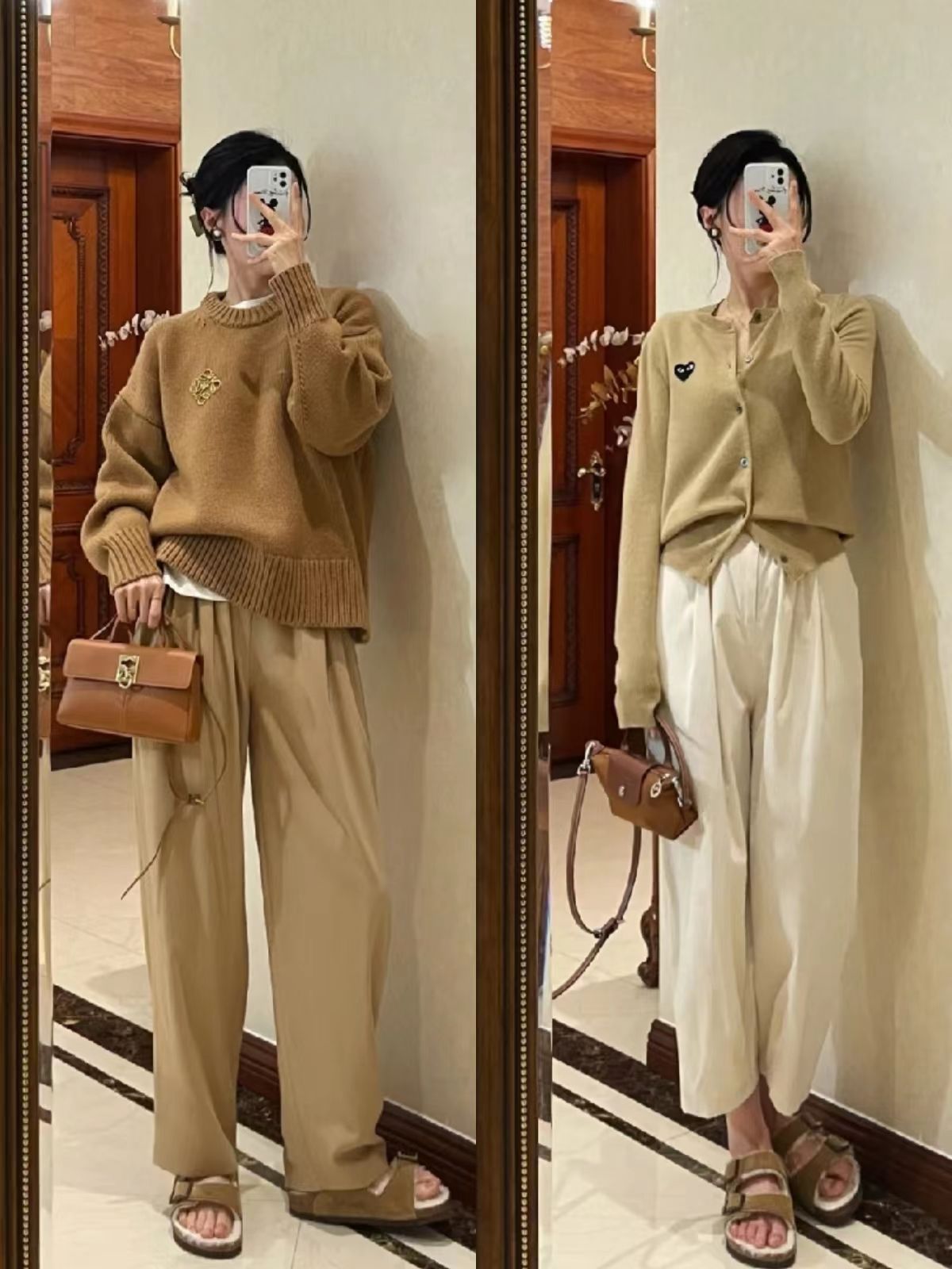 冬季卡其色小个子的最佳搭配,春天卡其色短款羊绒大衣怎么搭配