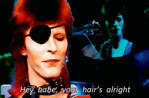 大卫鲍伊时尚风格,大卫鲍伊和妻子伊曼