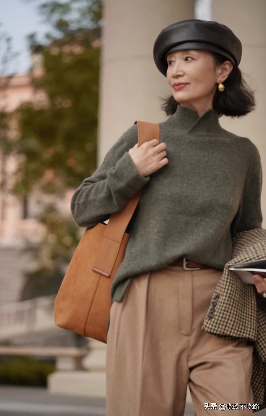 三木妈妈戴什么颜色的贝雷帽,三木妈妈的贝雷帽穿搭