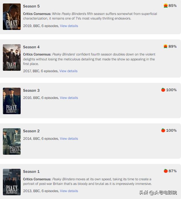 豆瓣评浴血黑帮第一季,美剧浴血黑帮第一季豆瓣评分