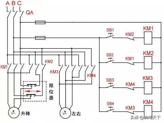 高压带电显示器电气原理接线图,电气接线图同一元件的各部分