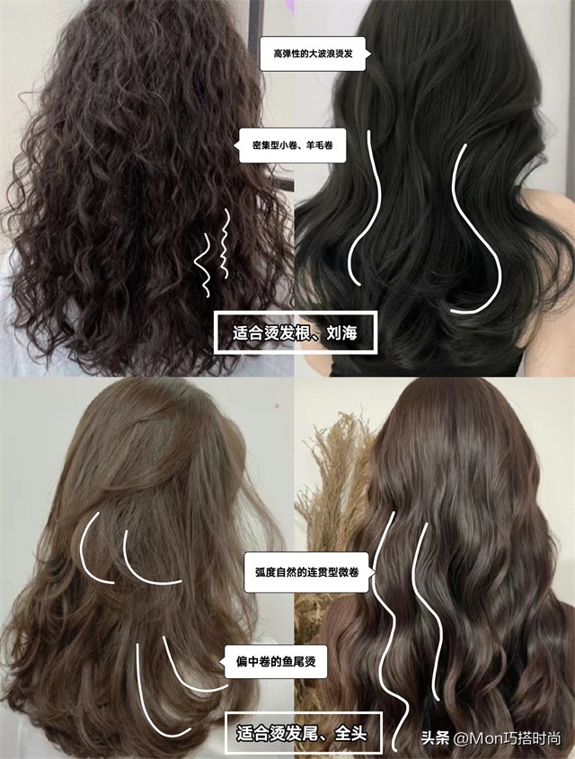 35岁长发烫小卷发型好看,2019最减龄小卷发发型