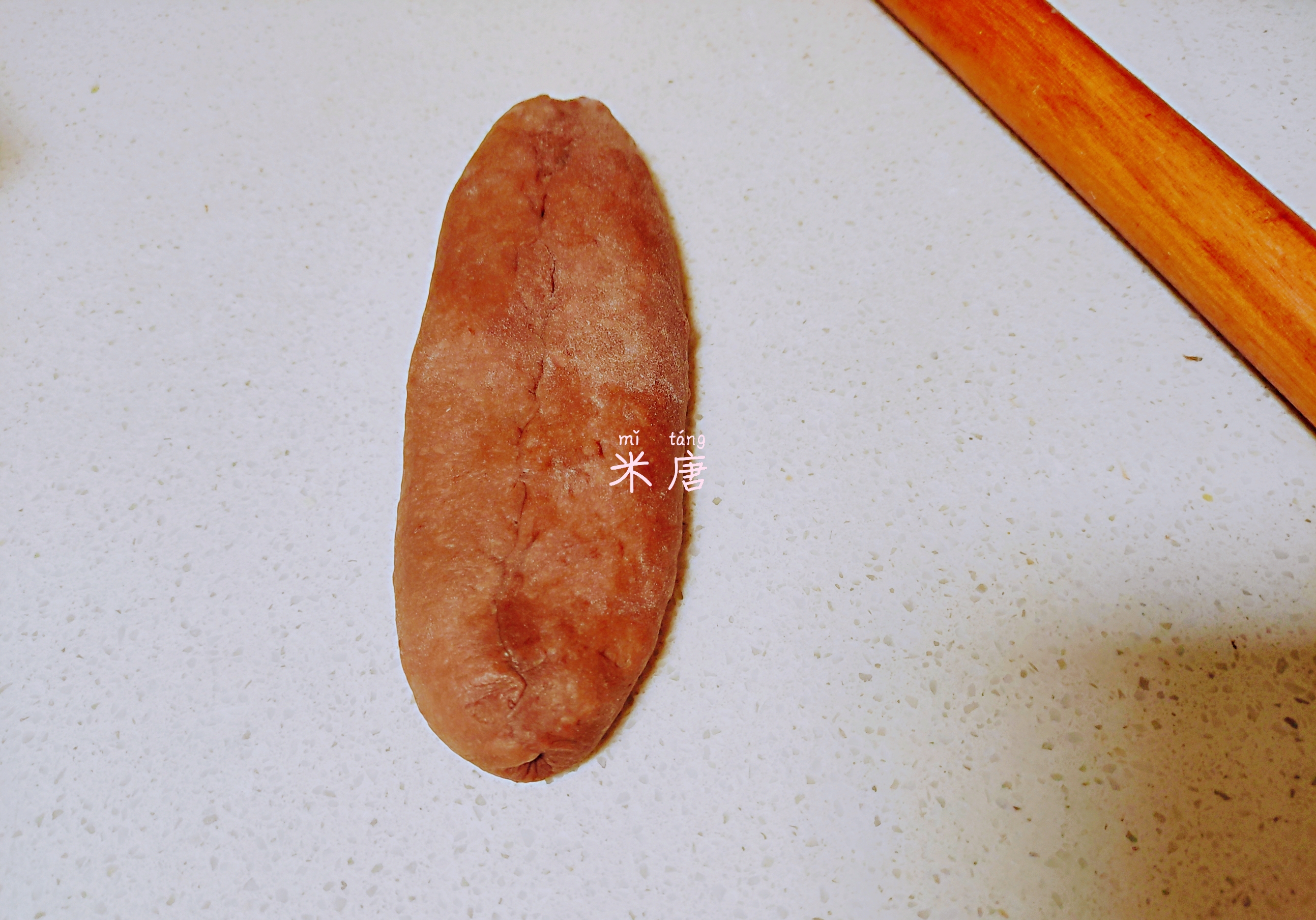 米唐麻麻玩转面团：#吐司日记#摩卡奶酪吐司