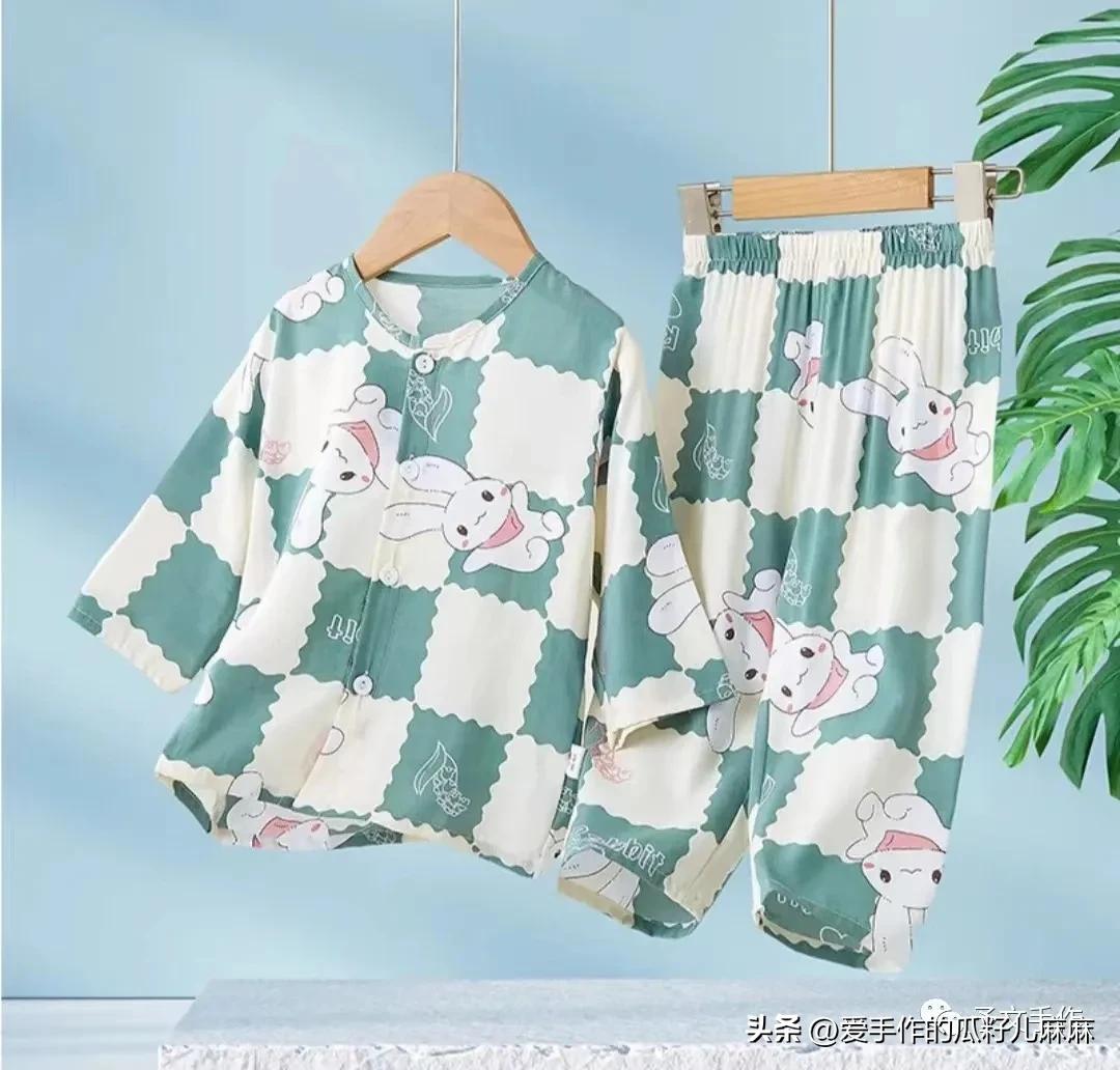 儿童家居服上衣裁剪图,儿童冬款家居服裁剪教程