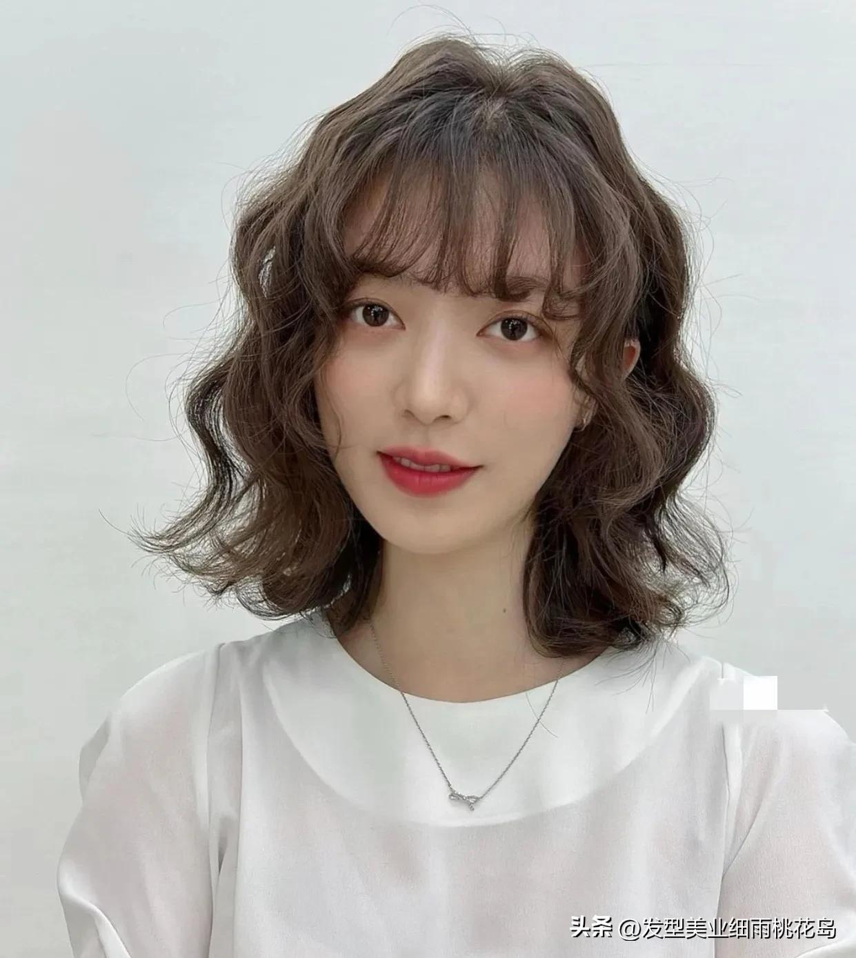 温柔蛋卷头,烫短蛋卷头