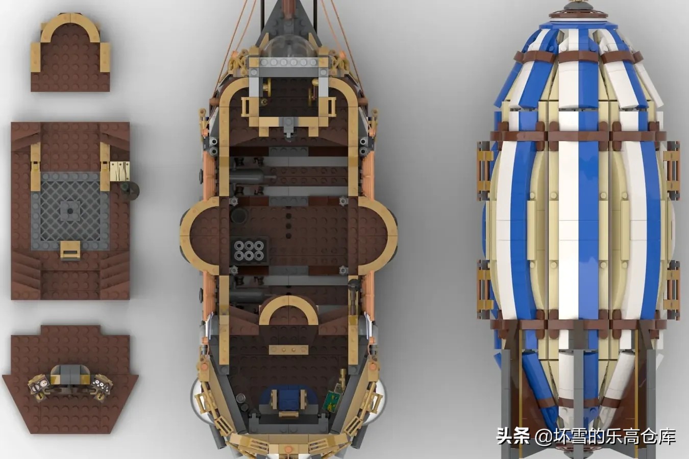 落选的参赛作品,乐高蒸汽飞艇