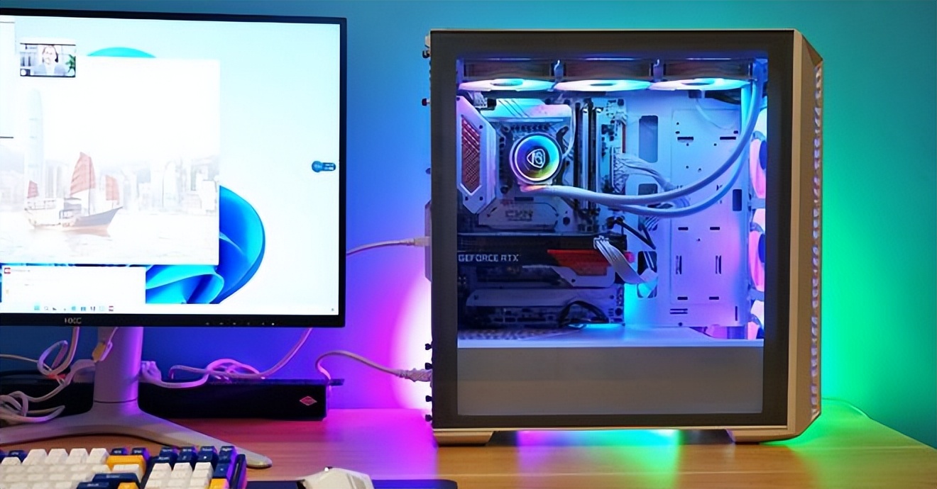 双11装机汇报：13700KF+七彩虹Z790+骨伽天吴T5水冷投入1个W