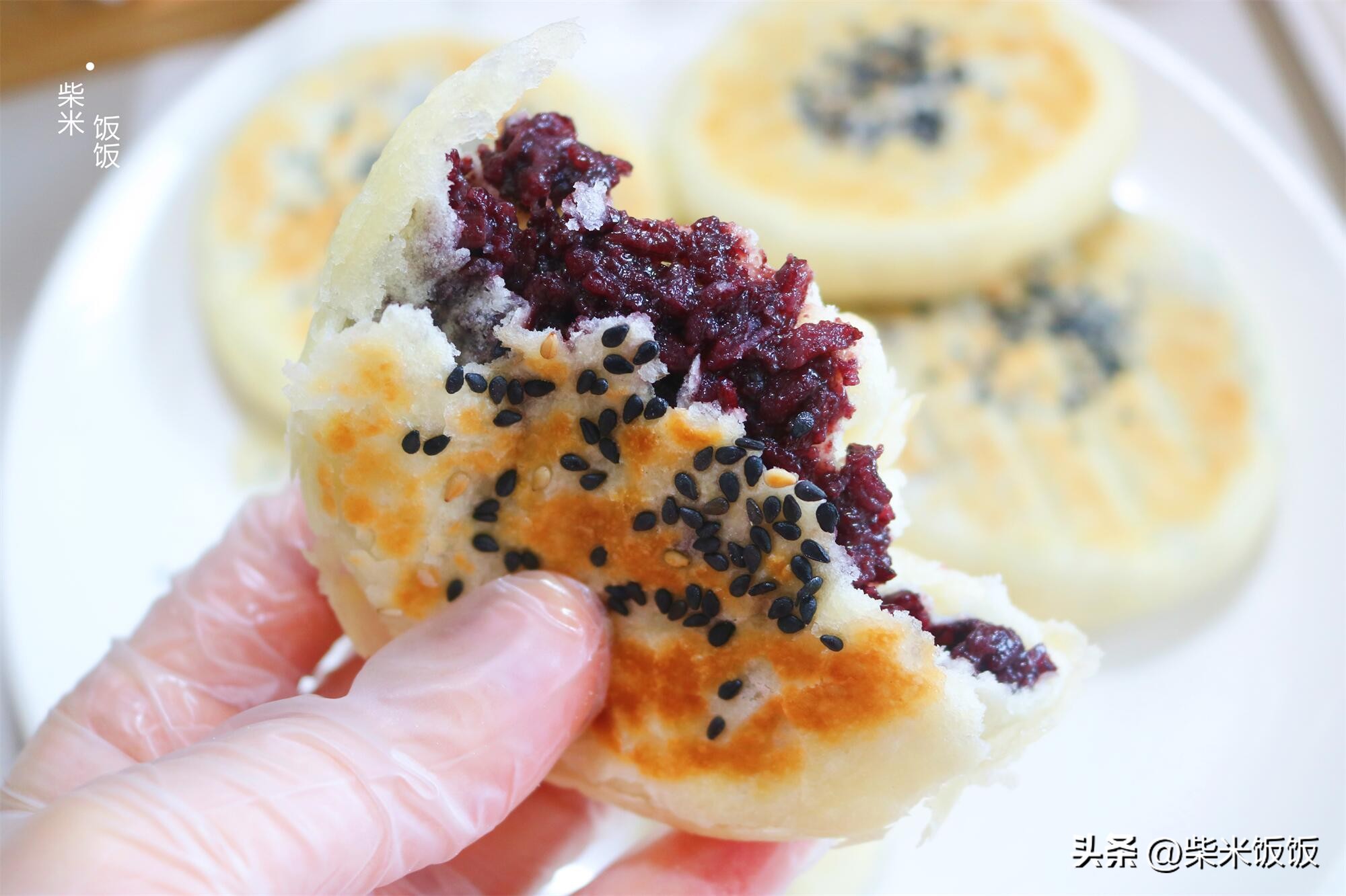 外面酥酥的里面糯糯的紫米饼做法,怎么才能做出酥脆入口即化的米饼