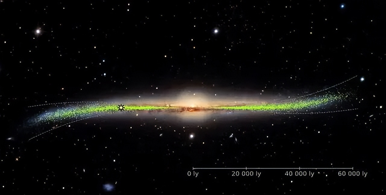 银河系直径横跨200万光年,最新观测到的银河系有多大