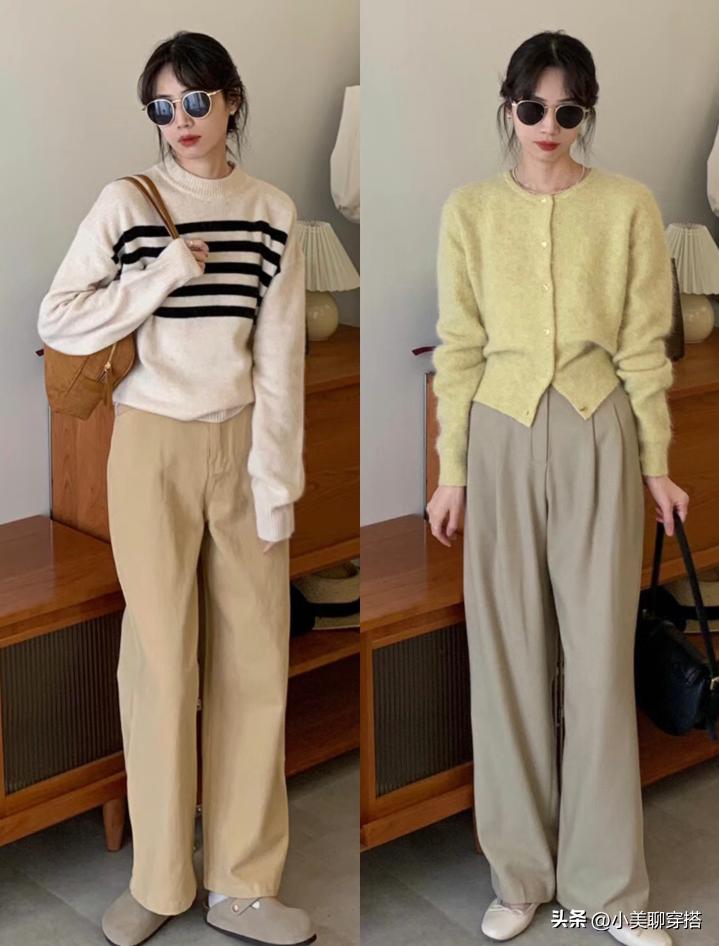 新潮减龄的穿搭清新柔美有看点,33套初秋简约搭配减龄不失女人味