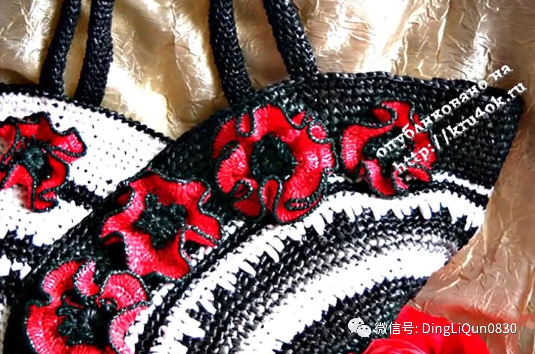 针织包包手工图纸,针织包作品