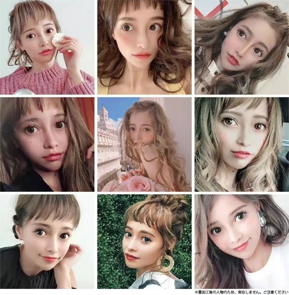 提胸、拉长腿、缩成小V脸,日本网红误将未P照片上传,对比辣眼