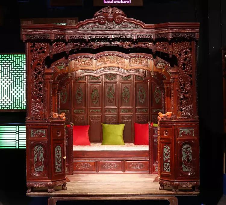 古代躺椅古画,古画之圆鼓凳