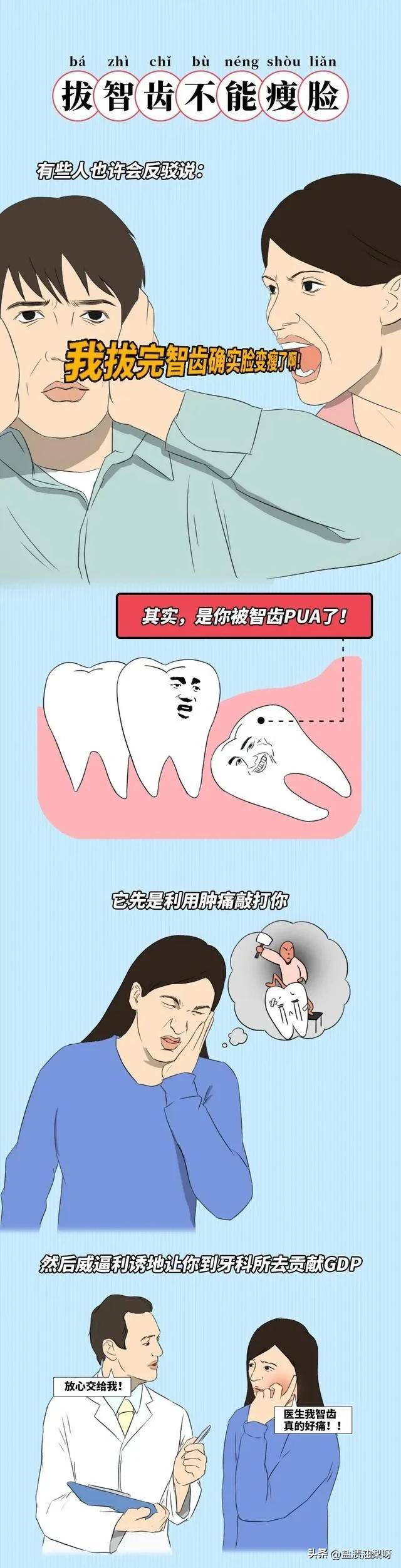 国字脸拔智齿会瘦脸吗,拔智齿能瘦脸的真实原因