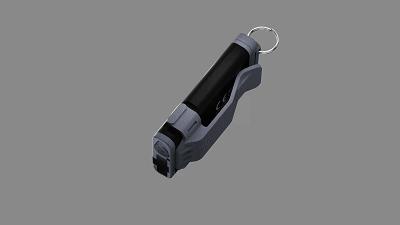 一个打火机大小的手电筒,打火机火力大能当手电筒