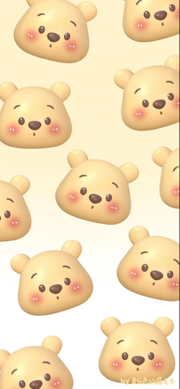 草莓熊白色主屏锁屏简单壁纸套图,手机主屏锁屏壁纸套图街景