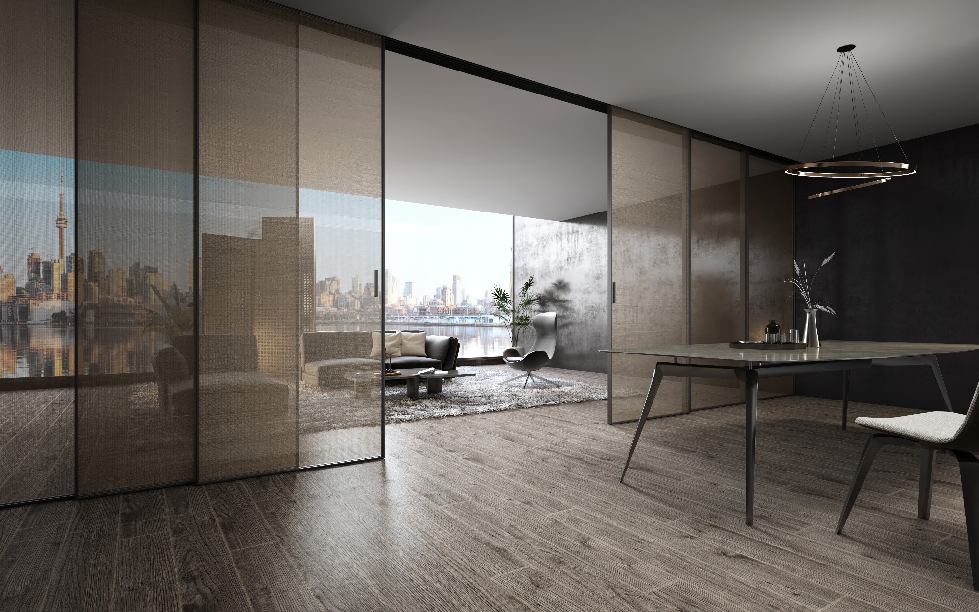 德立全景门|理想家的扩展式,映见阔境生活美好想象