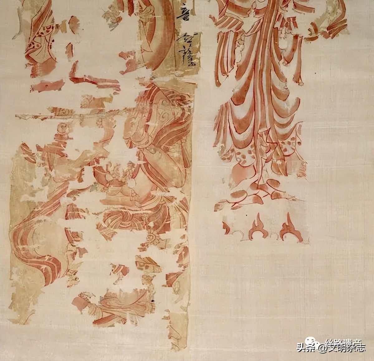 被斯坦因掠走的敦煌佛画,斯坦因敦煌大图