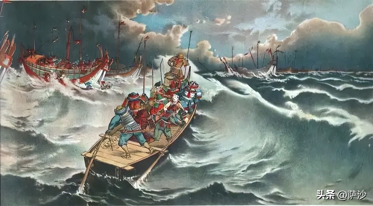 蒙古侵略日本时的台风,神风两次拯救日本的历史真相