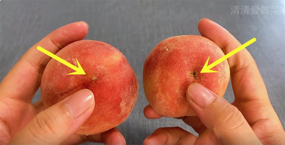 挑选桃子的正确方式,你知道如何正确挑选水果吗
