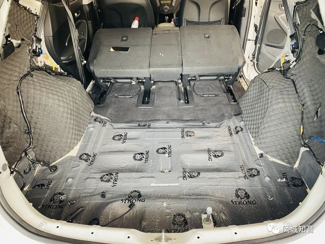 新胜达双层隔音玻璃,现代新胜达汽车音响隔音改装