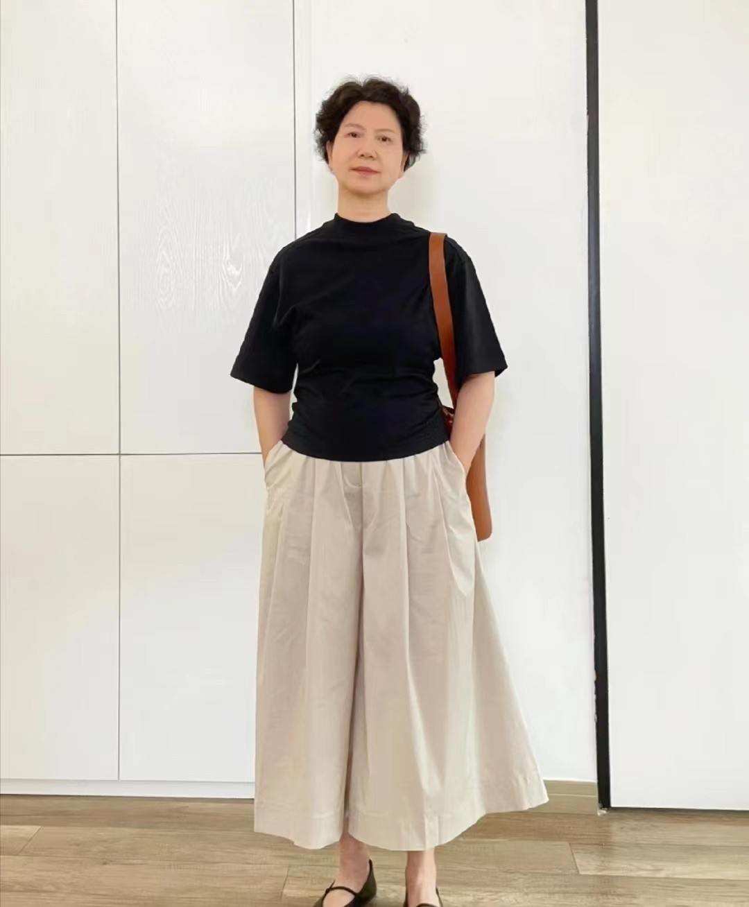 适合40岁女人头发比较多的发型,日系50岁过肩发