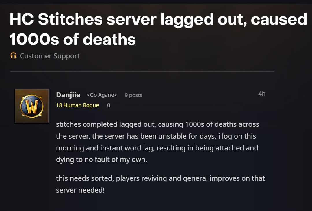 魔兽暴雪最新消息,魔兽玩家崩溃瞬间