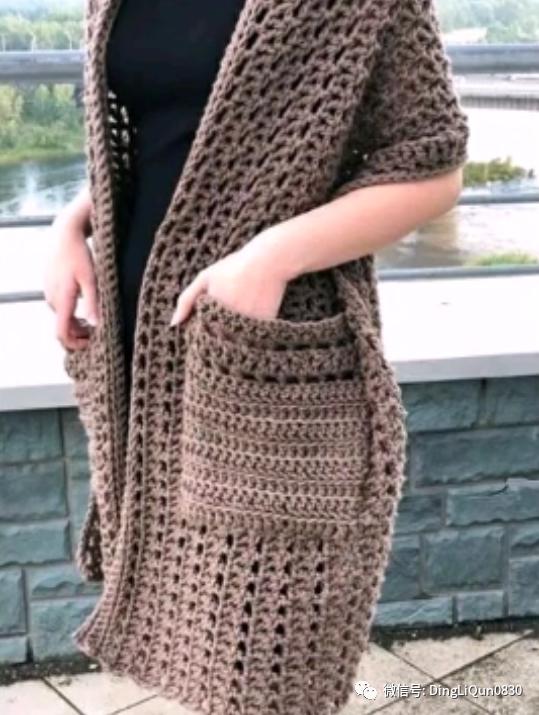 针织作品简单漂亮,漂亮的针织缕空花样视频教程