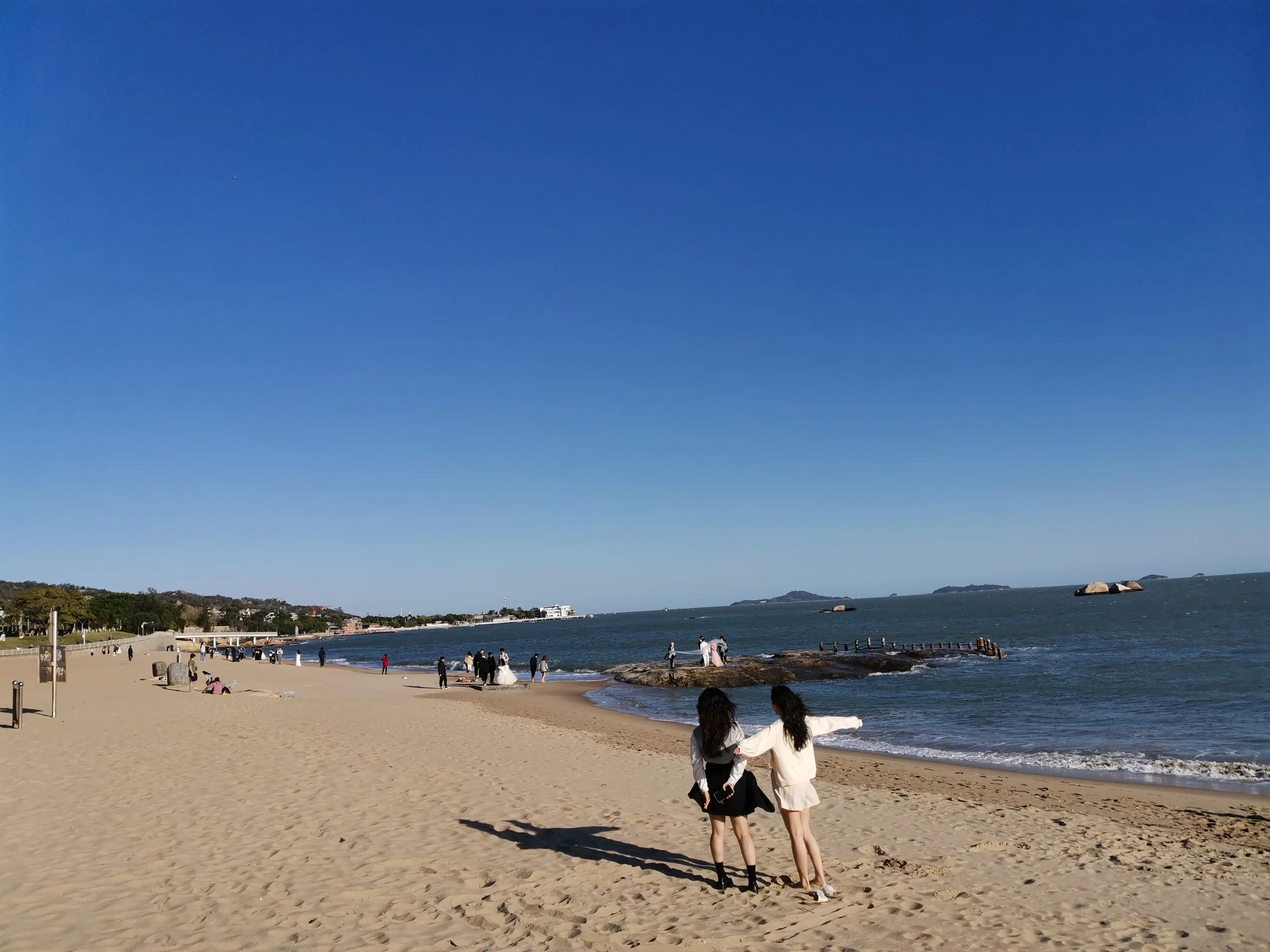 厦门的蓝天白云大海,厦门的海厦门的天空