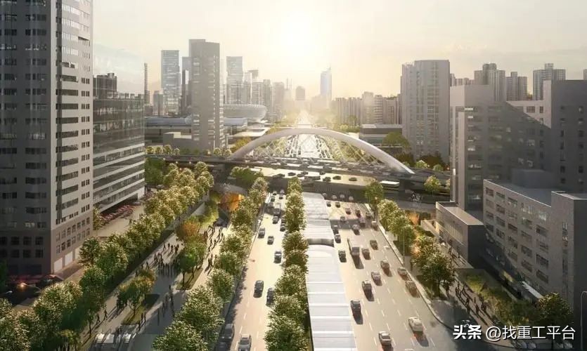 深圳市黄木岗综合交通枢纽二工区,深圳地铁黄木岗枢纽工程