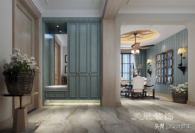 2022流行进门高级玄关设计,进门玄关设计2024最新款