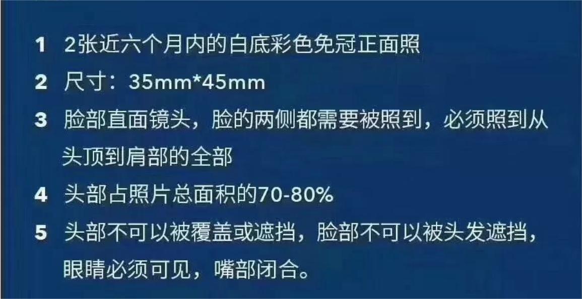 各国家签证照片尺寸大全图,各国签证照片尺寸标准是多少