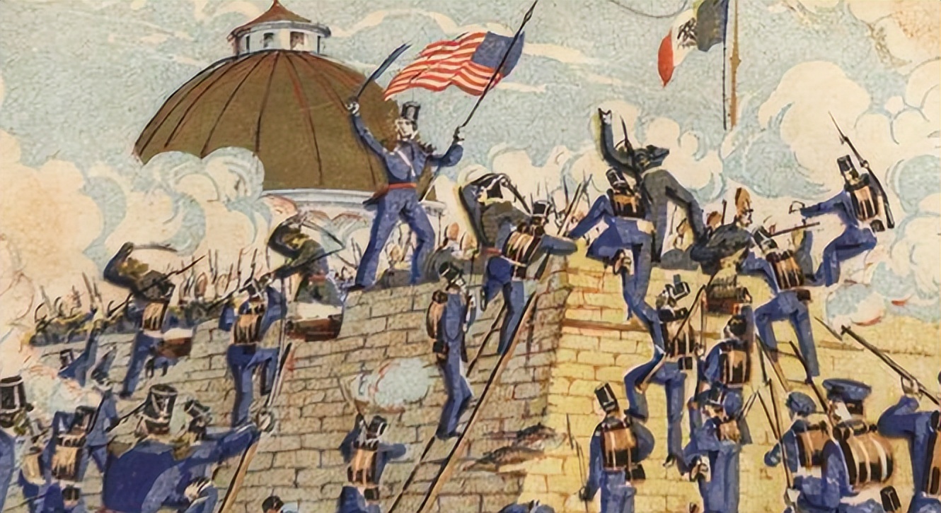 美墨战争时墨西哥很强大,美墨战争墨西哥丧失的领土演变