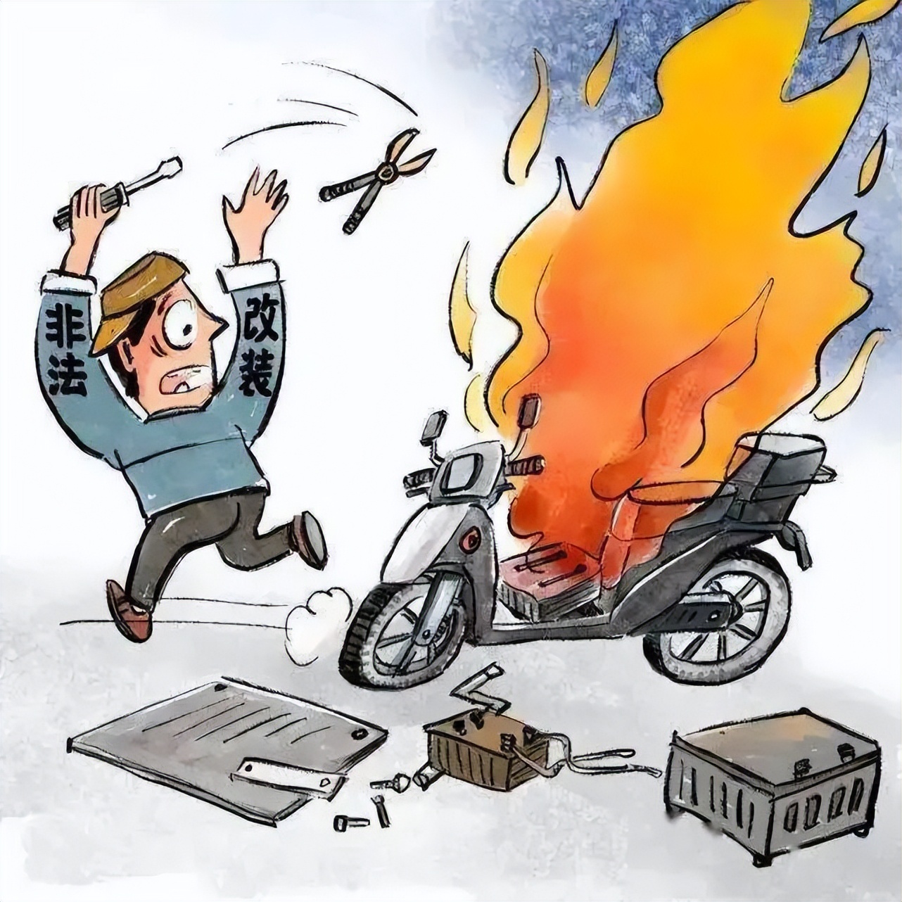 南充电瓶车自燃最新,南充电车自燃