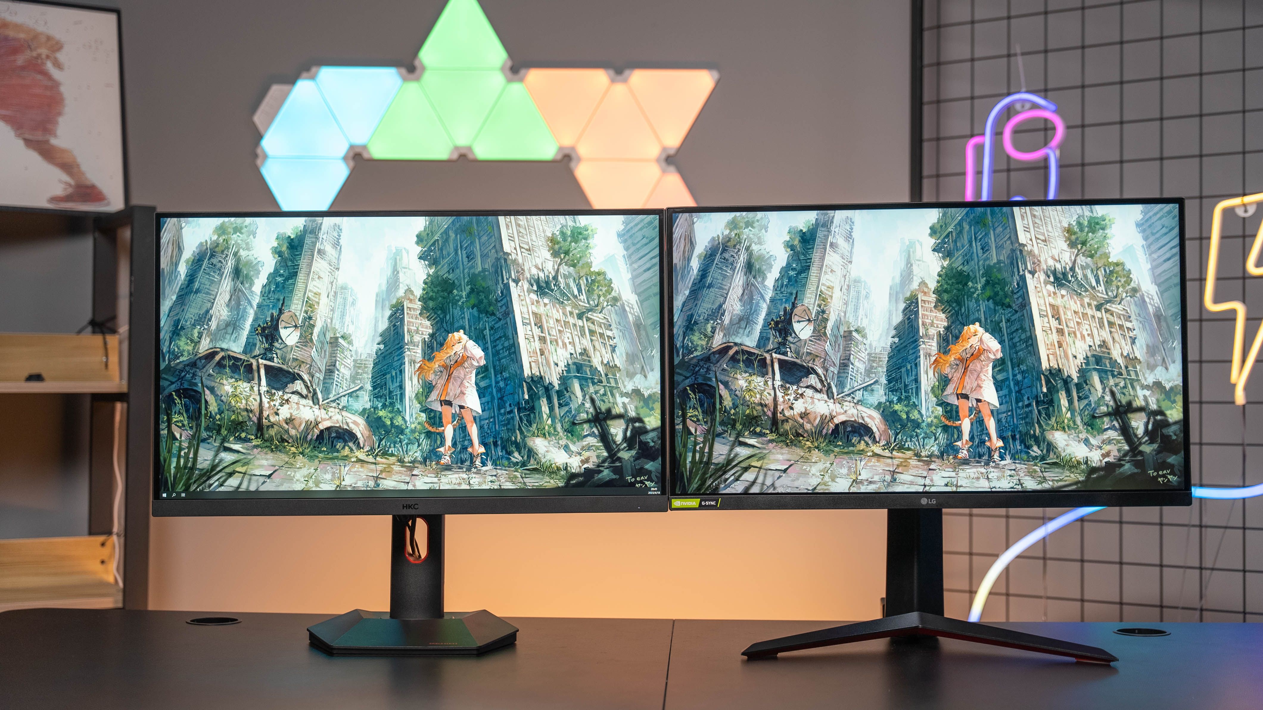 hkcig27q和sg27显示器测评,27gp850-b和q27g3z显示器对比