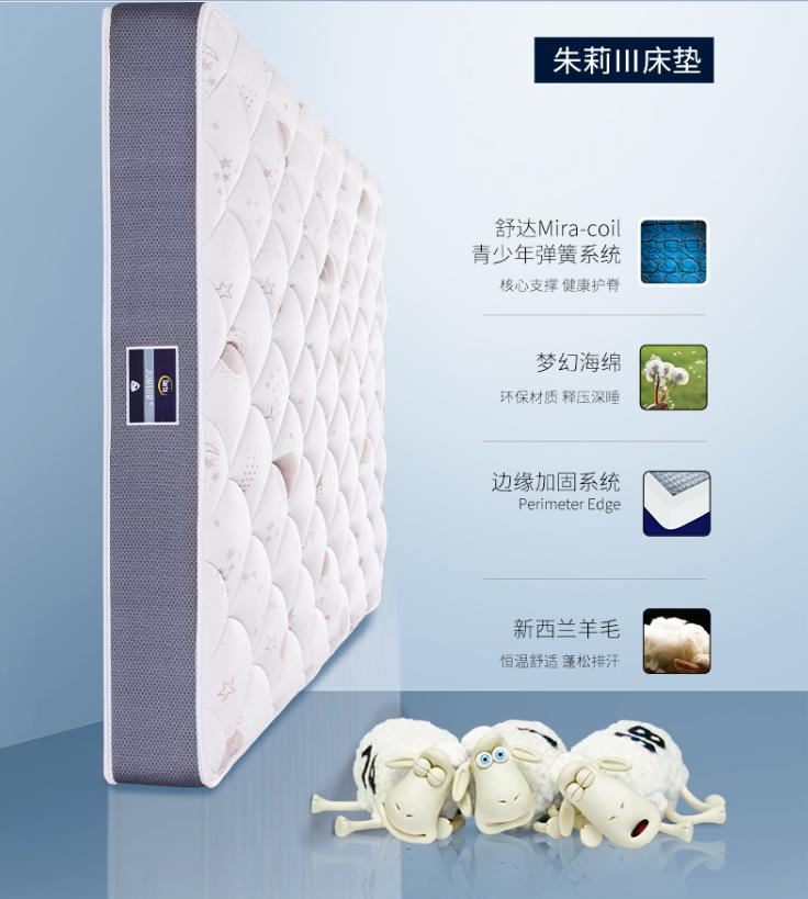 新品上市|朱莉Ⅲ床垫,源自新西兰的绿色环保,打造“太空梦”