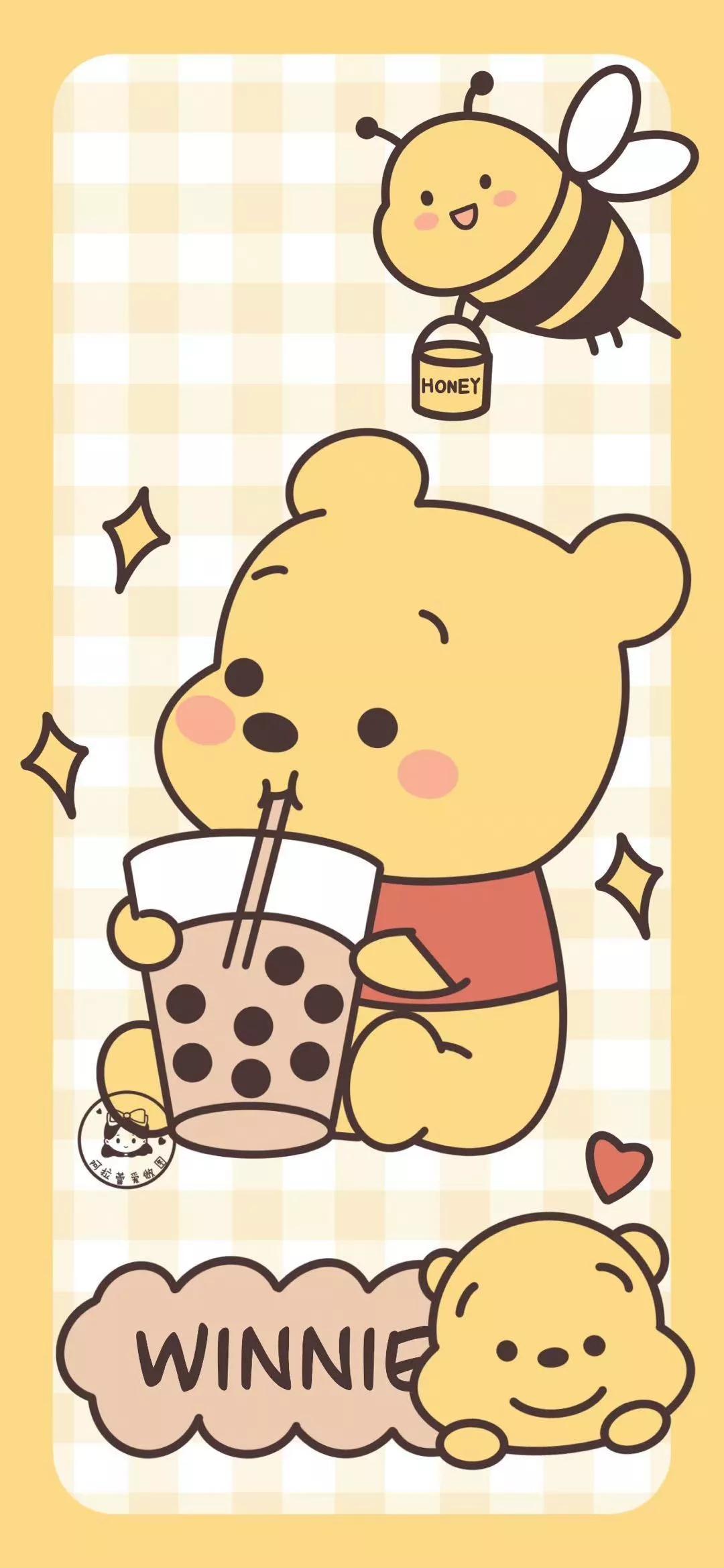 手机壁纸｜小熊维尼