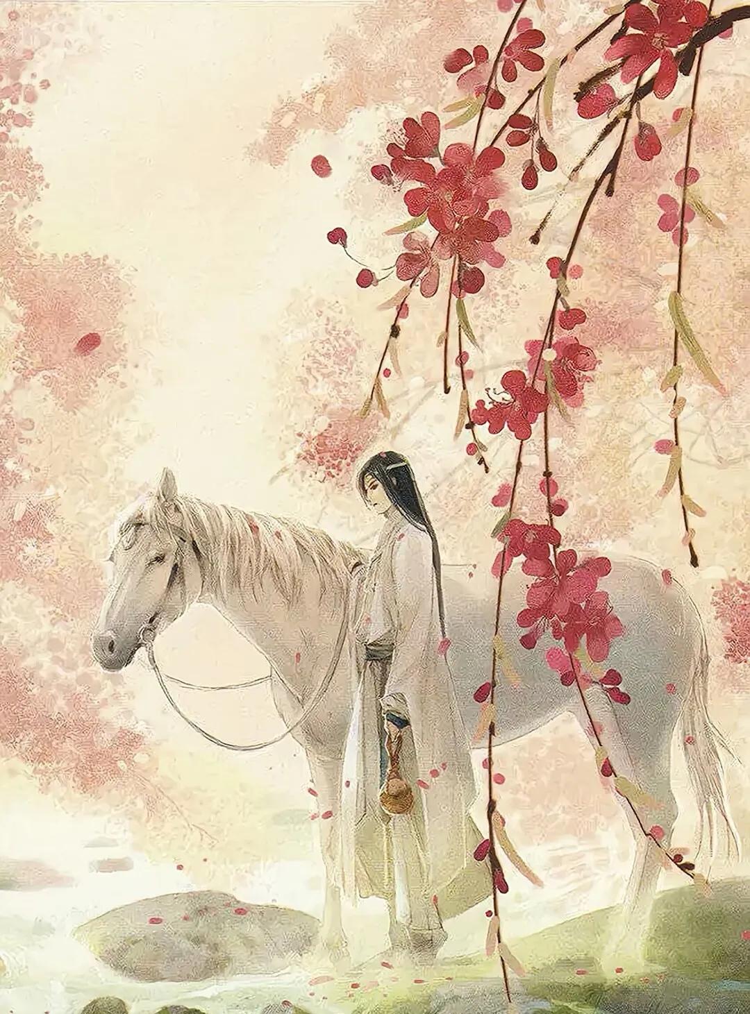 古风意境图素描,古风意境图片唯美大图高清