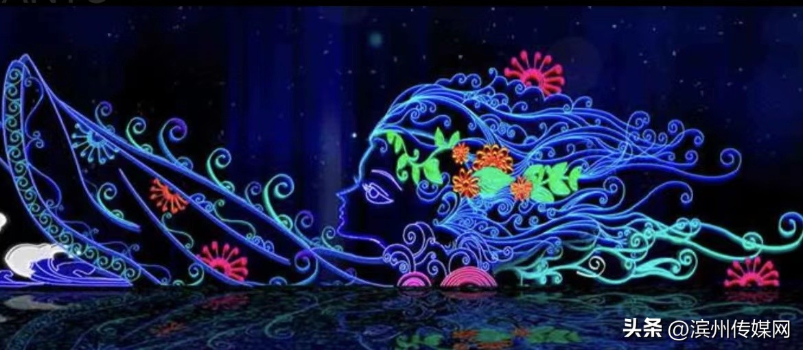 滨州黄河楼新春花灯艺术节,滨州黄河楼灯会小孩子玩的