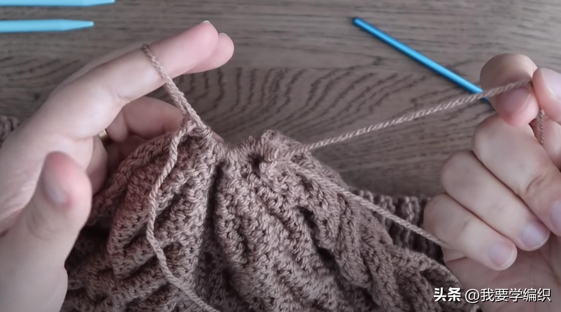 织简单好看帽子,简单漂亮编织帽子