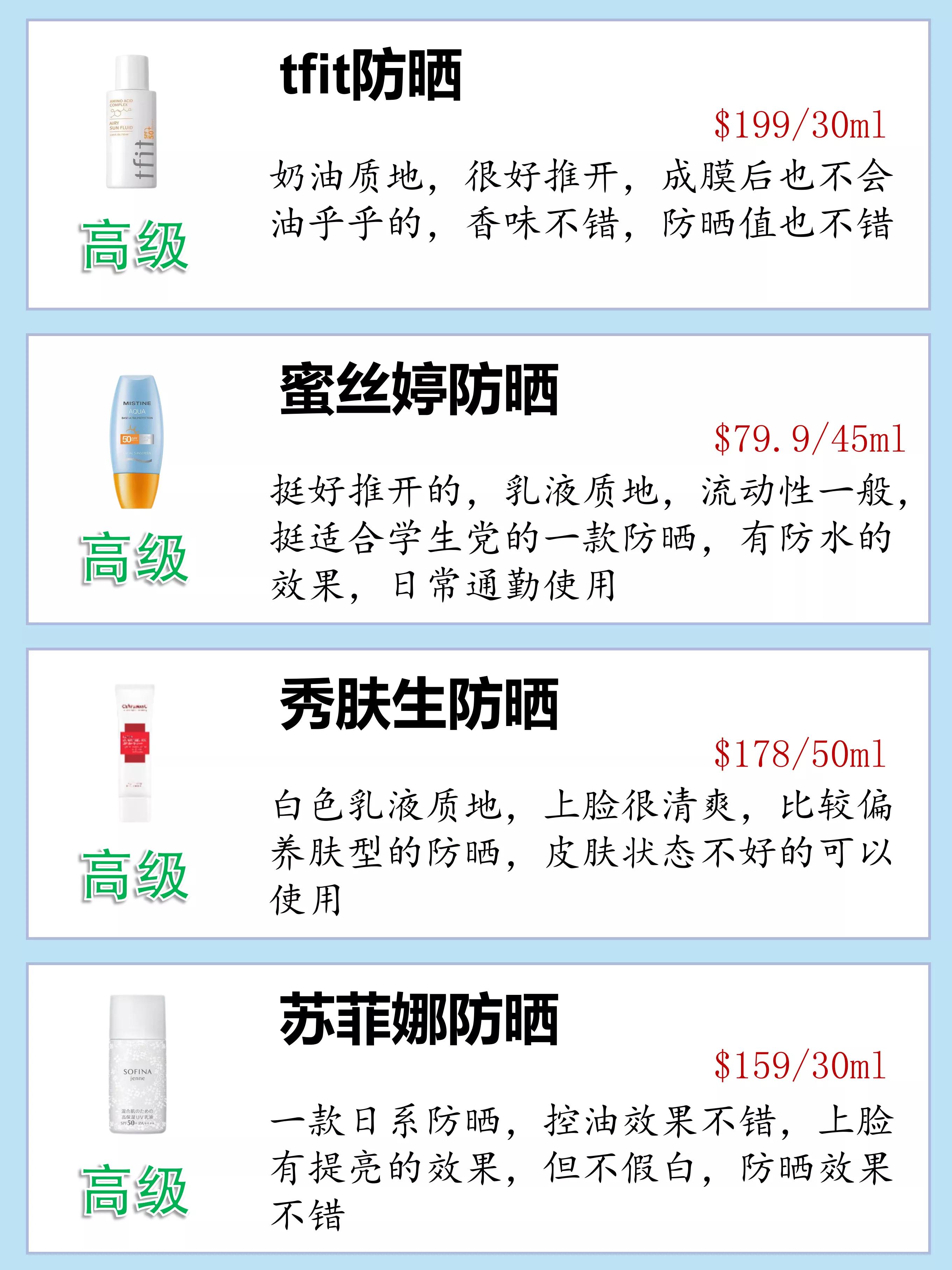 不知道怎么选防晒,夏天哪款防晒最好用