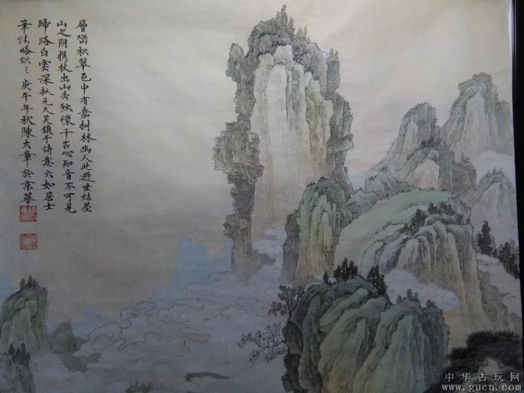 寓意好的庭院名家山水画欣赏,画川江山水画名家