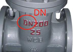 阀门上的数字代表什么,阀门外表数字含义