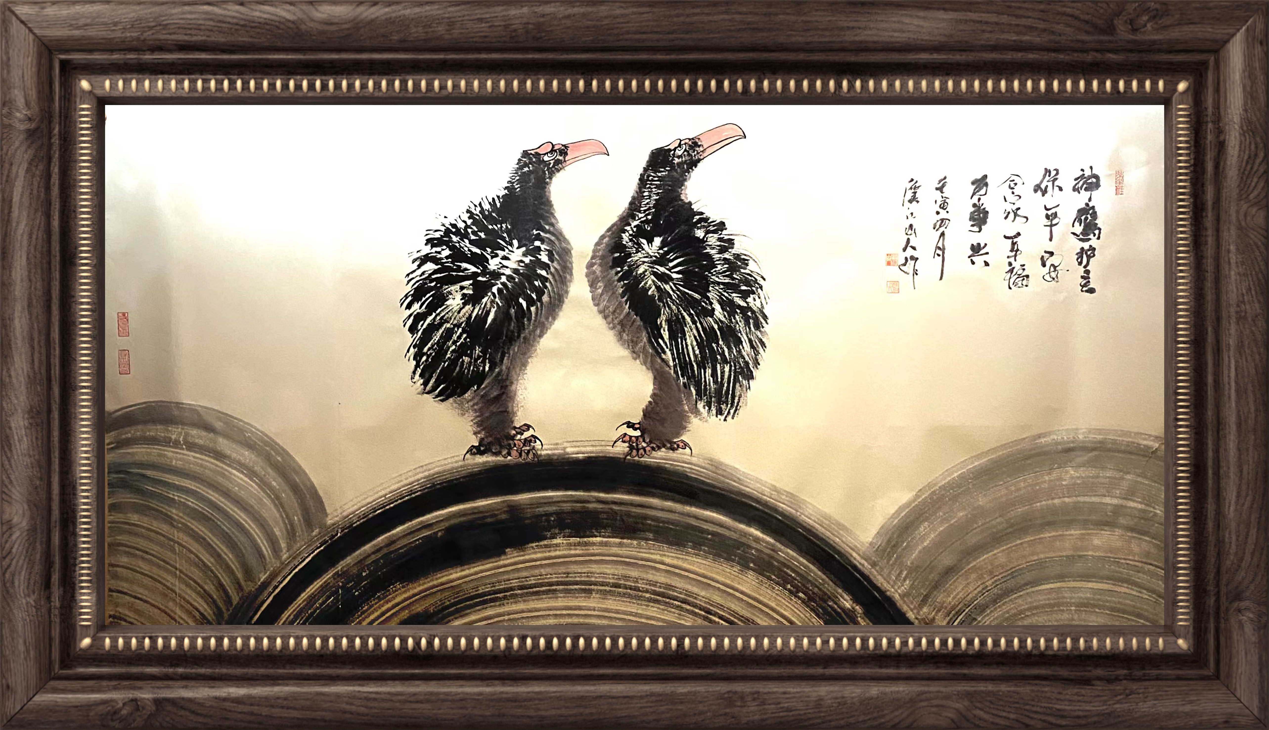 画家朱祖国作品集,书画家朱祖国的指墨画