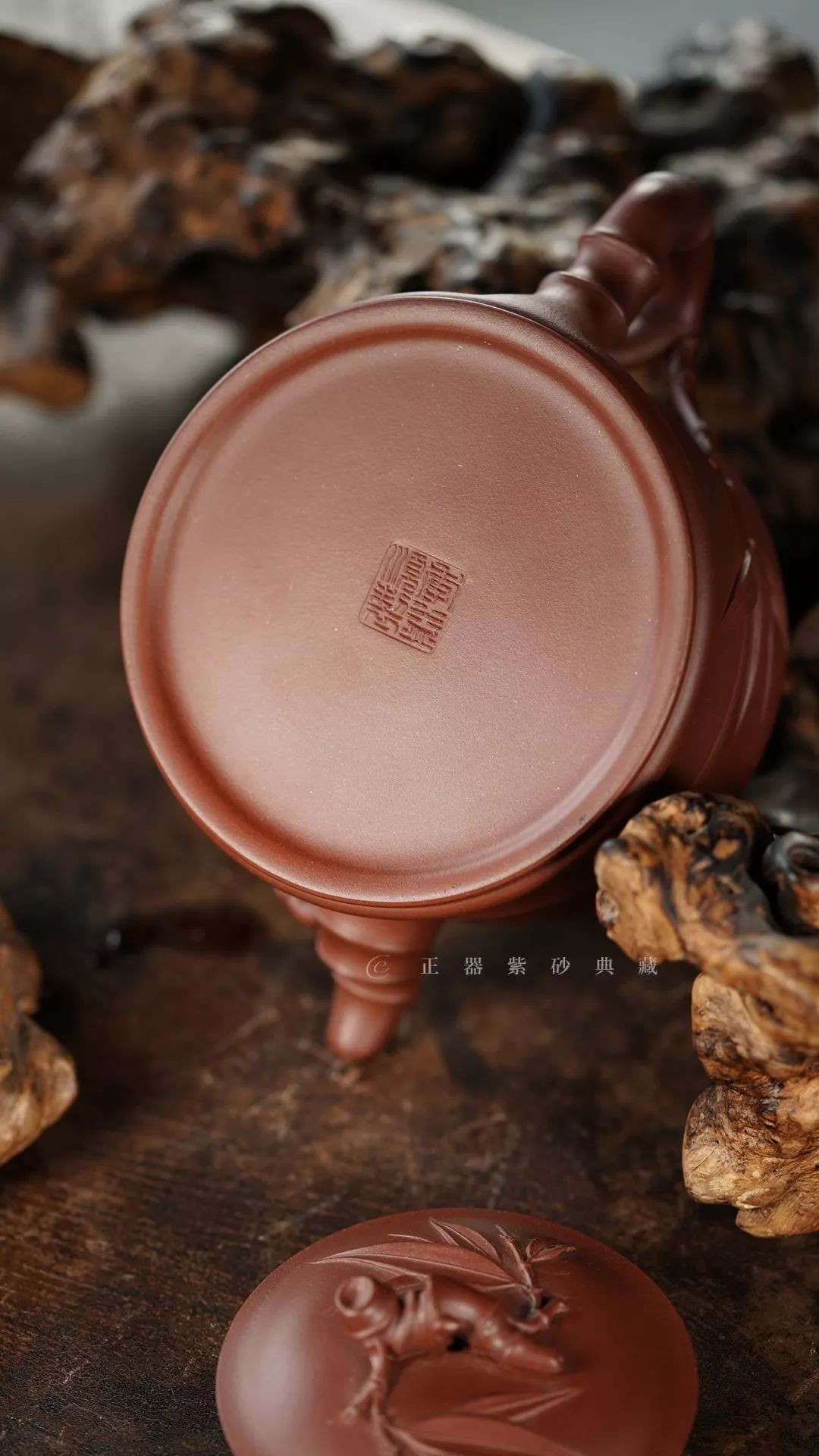 正器紫砂典藏,季益顺紫砂壶真品竹节系列