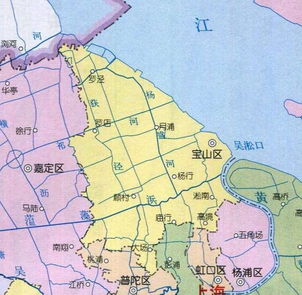 宝山旅游景区导航图,上海旅游景点宝山区地图