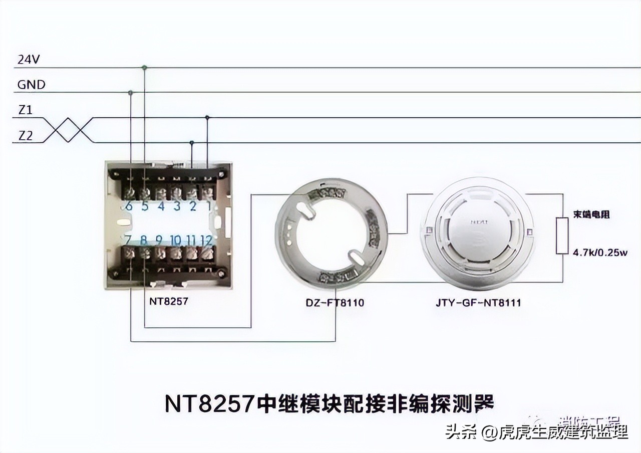 消防报警主机后面接线顺序,消防手动报警按钮接线视频