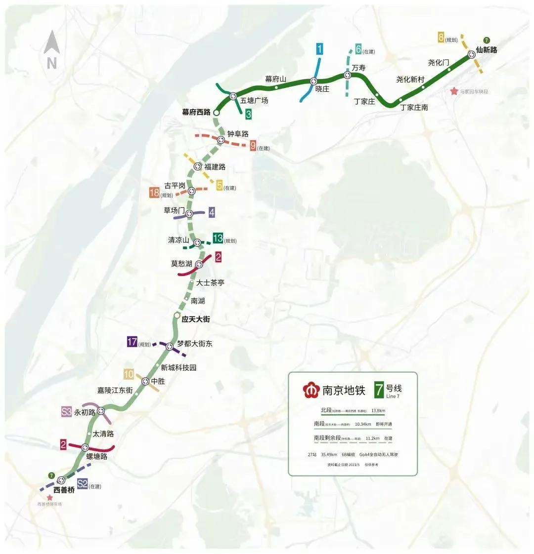 南京地铁最快是哪条线,南京地铁线路一览表