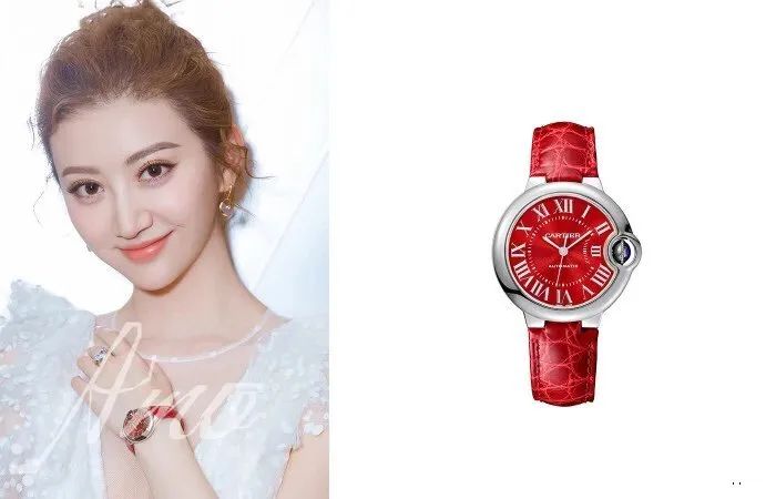 张继科景甜腕表,景甜卡地亚手表